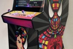 borne-arcade-power-game-superman-vs-spiderman-scaled-e1644837082326