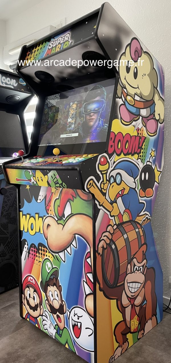 Borne arcade Mario façon Pop Art