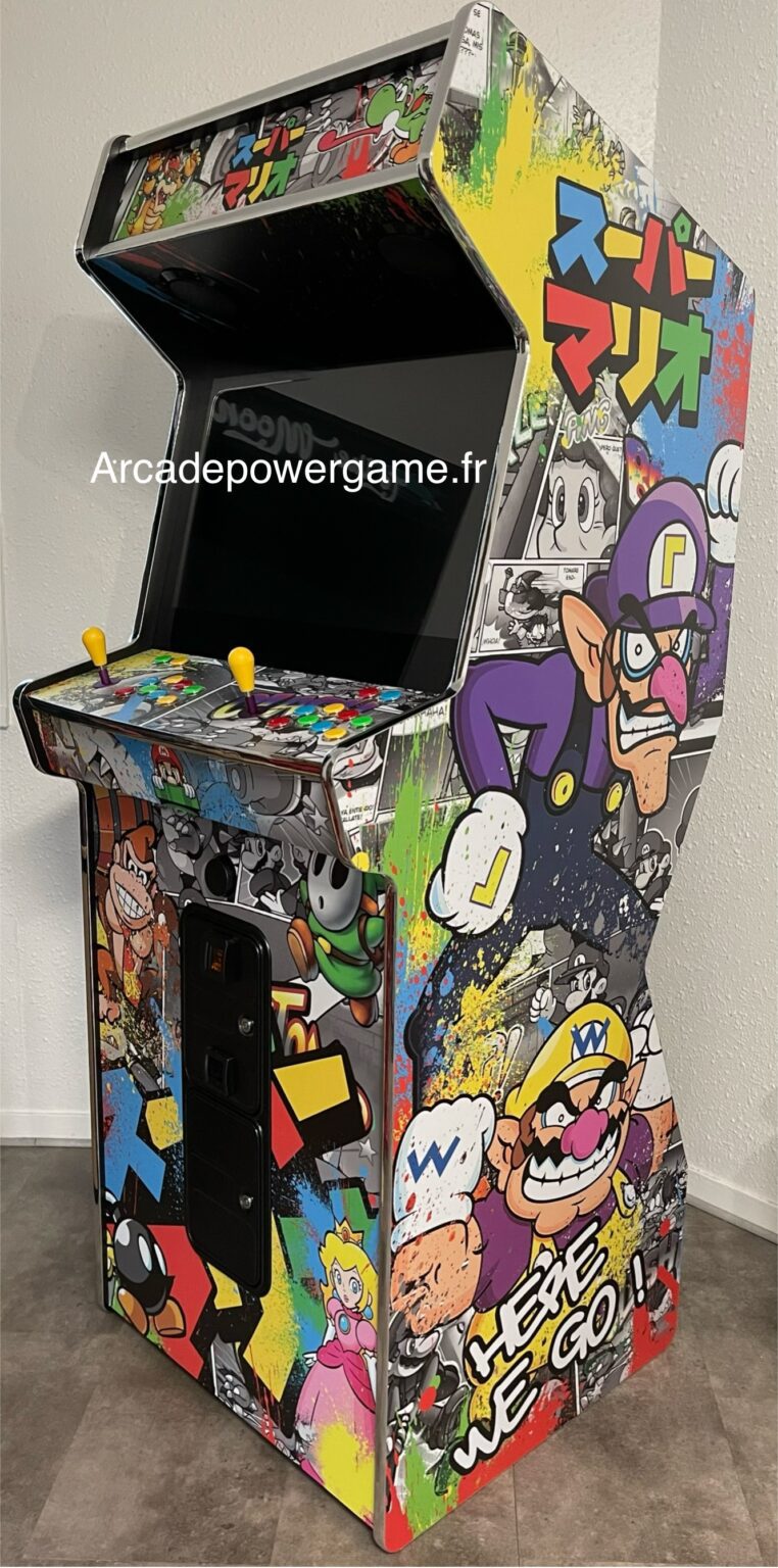 Stickers super mario Universel Pour Borne d'Arcade - FR